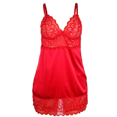 Babydoll Floreale in Pizzo Rosso Subblime, Seduzione e Eleganza